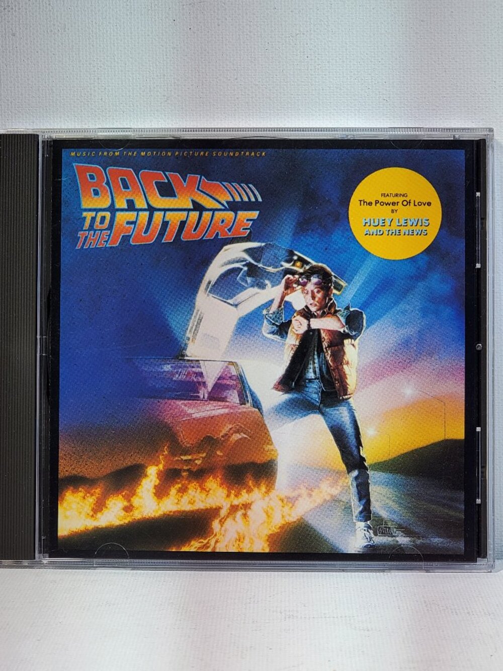 VINTAGE BACK TO THE FUTURE...MOVIE SOUNDTRACK MUSIC CD...1985 MCA  & WB RECORDS